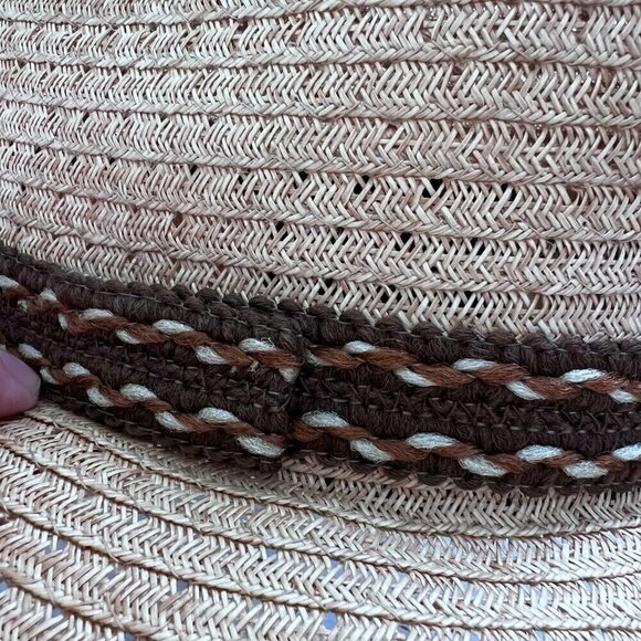 Sheplers Inc Tan Western Cowboy Straw Hat One Size - Picture 7 of 11